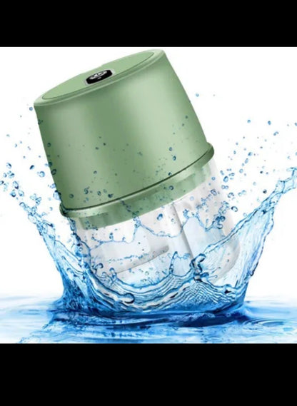 🧄 Mini Electric Food Chopper – Cut Garlic & Onion in Seconds